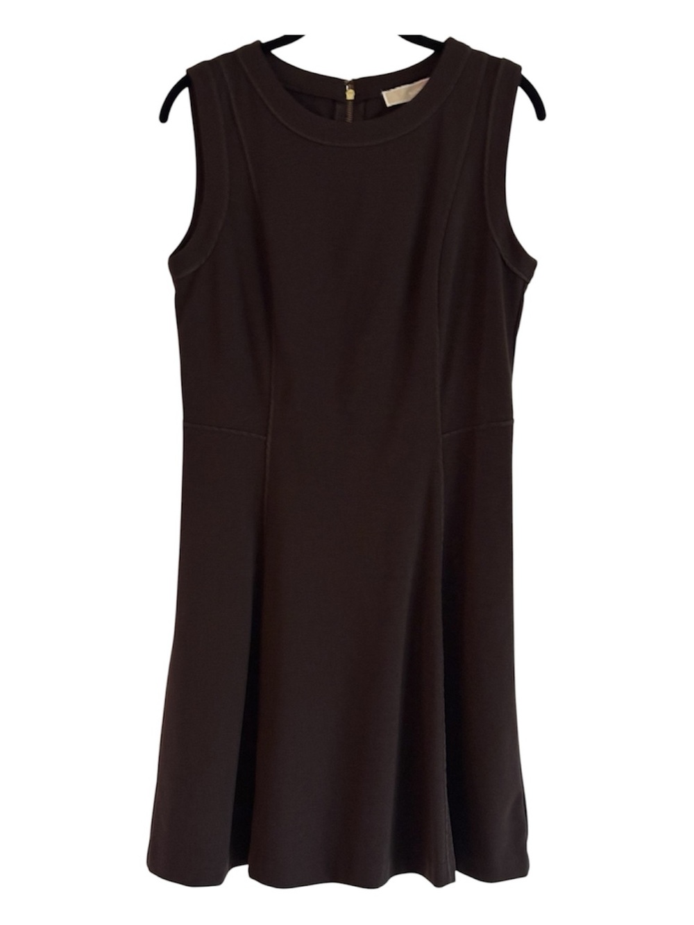 MICHAEL Michael Kors Brown Sleeves Fit & Flare Mini Dress Size 6 Fall Dress